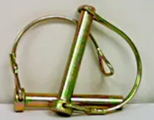 3/8" Locking PTO Pins, Clam of 2