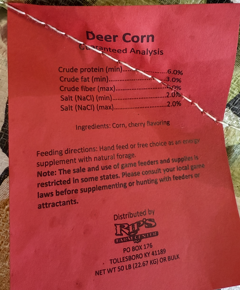 Deer Corn Cherry Flavored