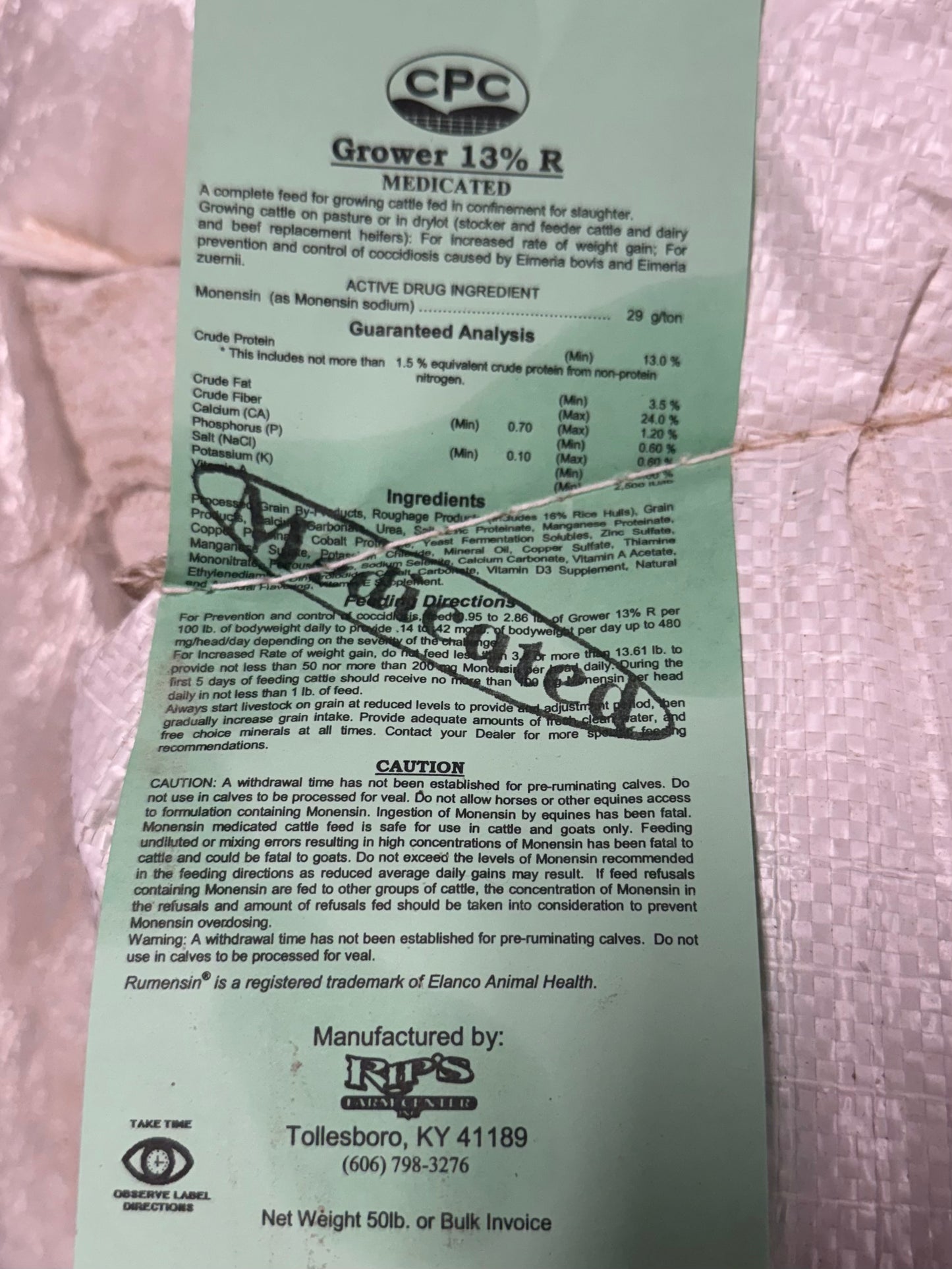 CPC Grower 13% R (Medicated)