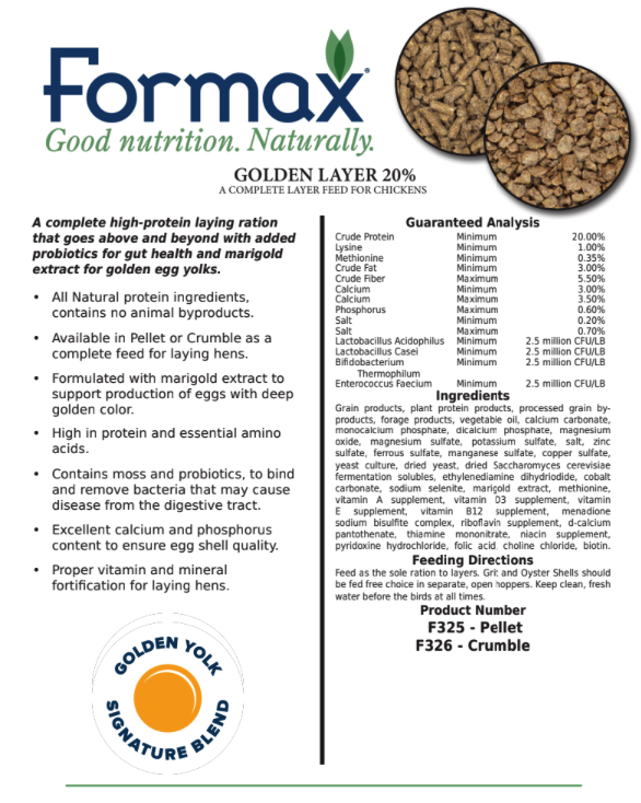 Formax Golden Layer 20 Crumble