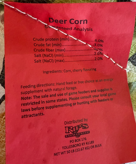Deer Corn Cherry Flavored
