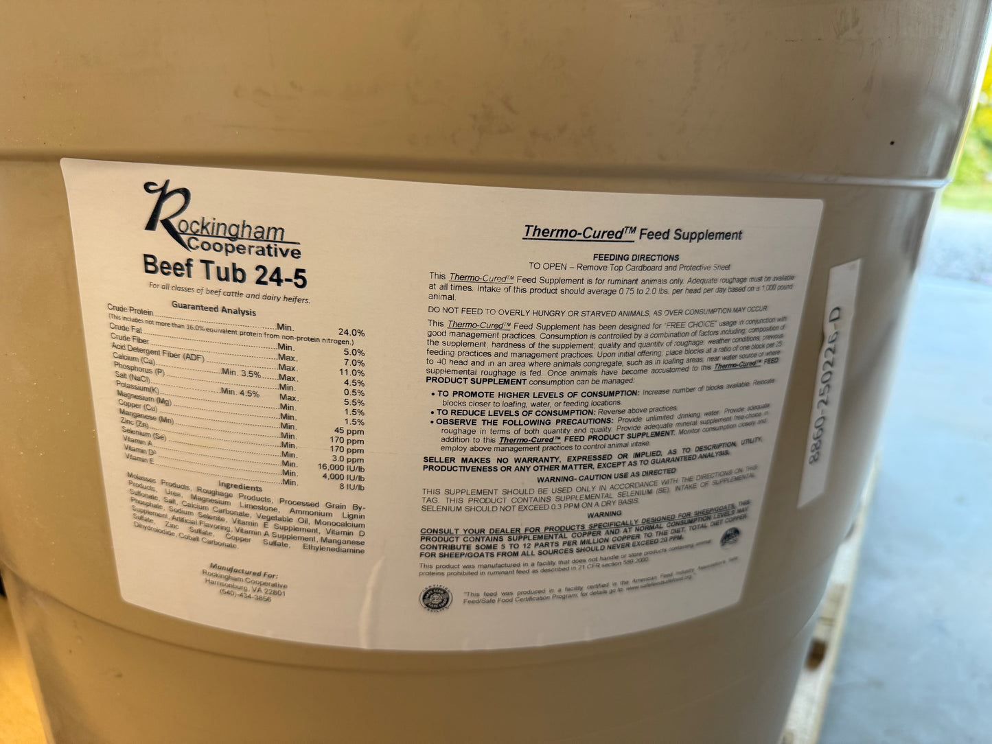 Beef Tub 24-5