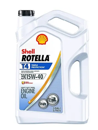 Shell Rotella T4 15W-40 Motor Oil, 1 Gallon