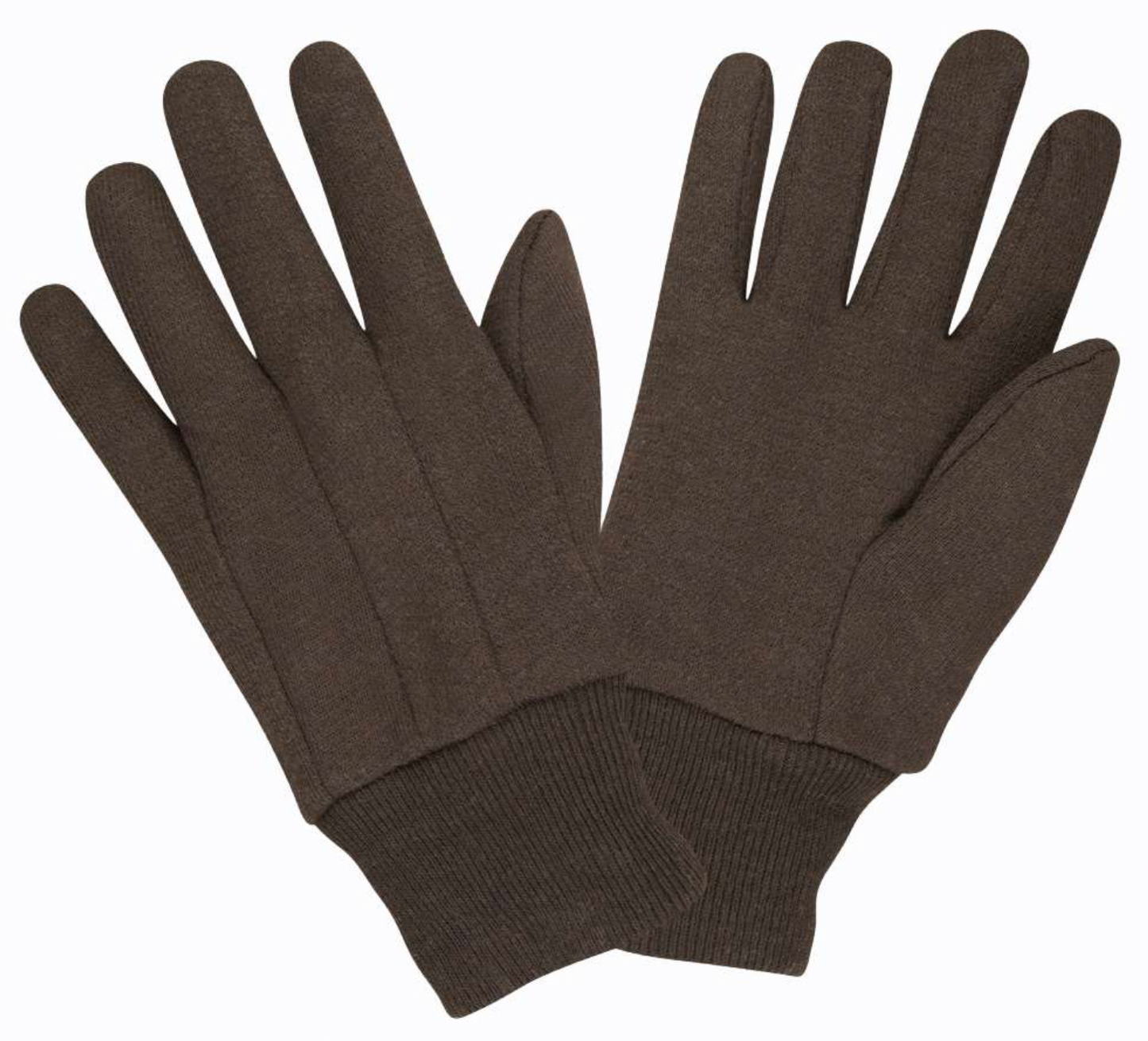 Brown Jersey Gloves