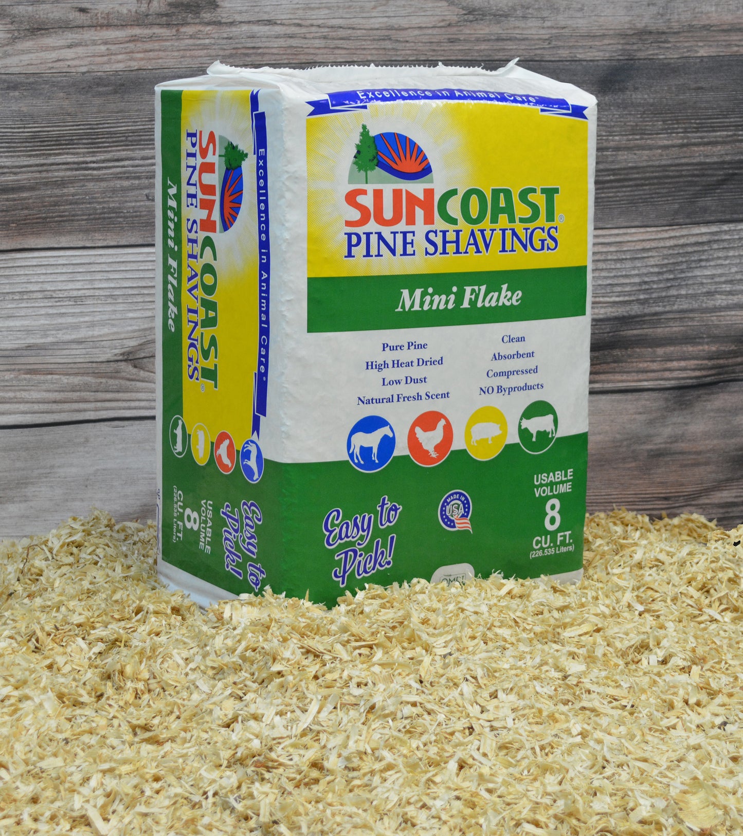 Sun Coast Mini Flake Shavings 8 Cu.Ft.