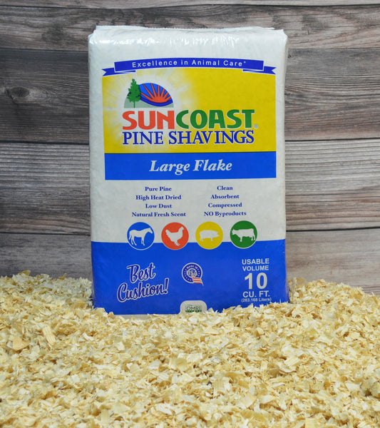 Sun Coast Pine Shavings Large Flake 10 cu.ft.